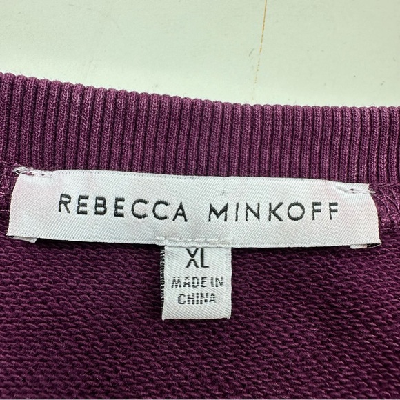 Rebecca Minkoff Janine Dress Acid Washed Current Size XL Long Sleeve Pockets - Picture 5 of 10